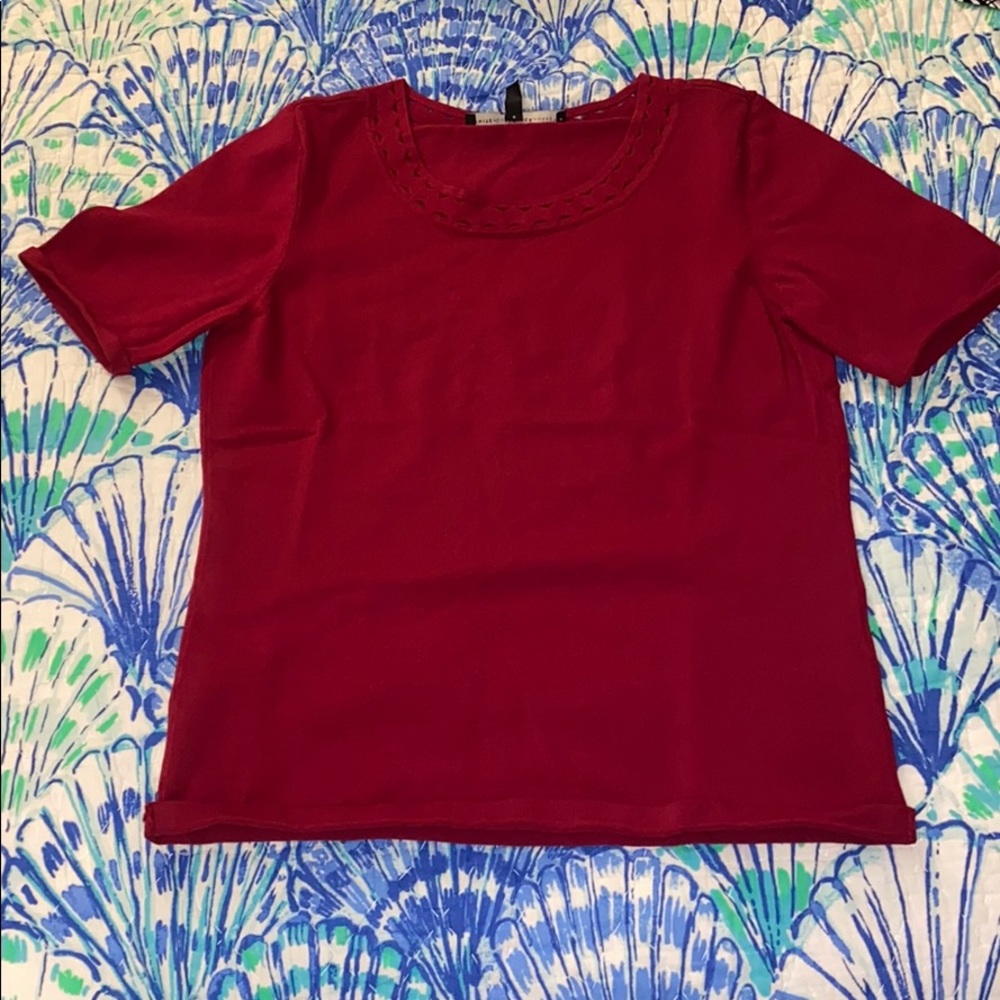 LAST CALL!!! White House Black Market red sweater top
